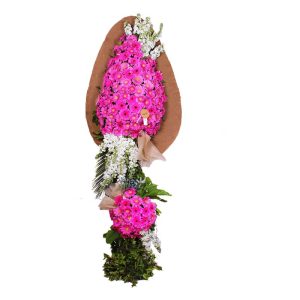 Pink Pretty Çift Katlı Çelenk